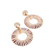 Brinco Feminino Loop Dourado Áurea