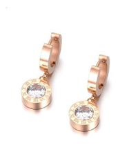 Brinco Feminino Luxo Loaker Moda Cubica Aço Inoxidável Brinco Feminino Luxo Loaker Moda Cubica Aço Inoxidável