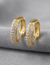 Brinco Feminino Ouro 18k 750 Modelo Click Certificado Garant Brinco Feminino Ouro 18k 750 Modelo Click Certificado Garant