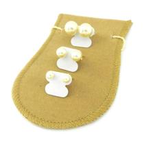 Brinco Feminino Perola Kit 3 Peças Folheado Ouro 18k Br151