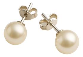 Brinco Feminino Prata Legítima 925 Pérola 7mm Brinco Feminino Prata Legítima 925 Pérola 7mm