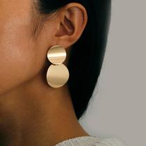 Brinco Festa Feminino Delicado Dangle Feminino Vazado Duo Do -