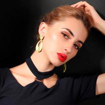 Brinco Festa Feminino Delicado Dangle Feminino Vazado Pedra