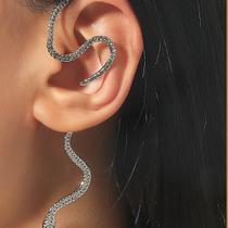 Brinco Festa Feminino Delicado Pérola Ear Cuff Cobra 1 Un