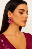 Brinco Festa Feminino Zircônia Cristal Strass Pedraria Verde Rosa Pink Furta Cor Formatura Namorada Debutante Brilhante Brinco Festa Feminino Zircônia Cristal Strass Pedraria Verde Rosa Pink Furta Cor Formatura Namorada Debutante Brilhante