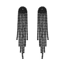 Brinco Festa Luxo Pedras Franja Strass Casamento Noiva Brinco Festa Luxo Pedras Franja Strass Casamento Noiva