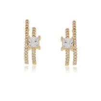 Brinco Fino - Design Pedra e Linhas Brinco Fino - Design Pedra e Linhas