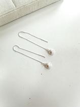 Brinco Fio Concha de Prata 925