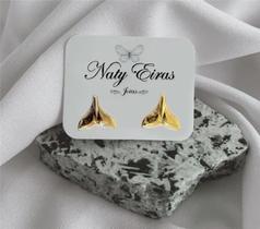 Brinco fixo cauda de sereia liso