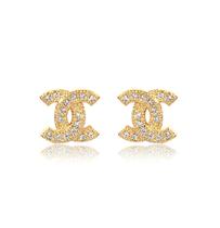 Brinco fixo ch com zircônia