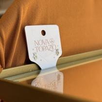 Brinco fixo urso aço inox