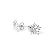 Brinco Flocos de Neve Prata 925 - Delicadeza e Brilho Brinco Flocos de Neve Prata 925 - Delicadeza e Brilho