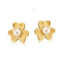 Brinco Flor Pérola Brinco Flor Pérola