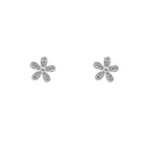 Brinco Flores Prata P