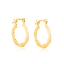 Brinco folheado a ouro argola 523822 Rommanel