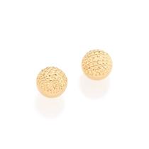 Brinco folheado a ouro bola Cód. 525365