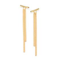 Brinco Folheado A Ouro Ear Jacketrommanel Coleção Gio527006 Brinco Folheado A Ouro Ear Jacketrommanel Coleção Gio527006