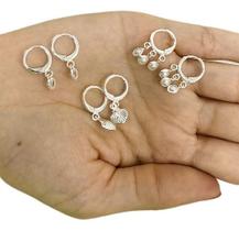 Brinco Folheado A Prata 925 Kit 3 Argolas Brinco Folheado A Prata 925 Kit 3 Argolas