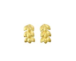 Brinco Folheado Folhas