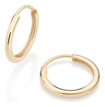 Brinco Folheado Ouro Argola 1,6cm 527165 Brinco Folheado Ouro Argola 1,6cm 527165