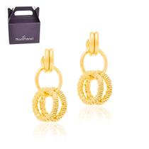 Brinco Formado Por Círculos Vazados Rommanel 523259