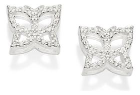 Brinco Formato Borboleta Vazada Cravejado Po 820130