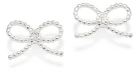 Brinco Formato Laço Cravejado Por 2 Zircôn 820119 Brinco Formato Laço Cravejado Por 2 Zircôn 820119