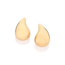 Brinco gota abaulada banhado a ouro 527478 Rommanel