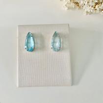 Brinco Gota Palito Prata Serenity de Zircônia