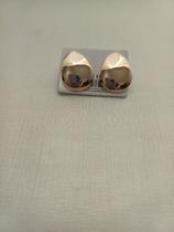 Brinco Gota polido folheado, banho de 10mm De ouro 18k Brinco Gota polido folheado, banho de 10mm De ouro 18k