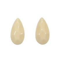 Brinco Gota Resina Off White