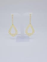 Brinco gotas banhado a Ouro Meryl