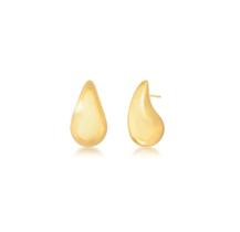 BRINCO HAILEY ACETINADO P BANHADO A OURO - Joia Elegante