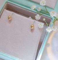 Brinco Infantil Bebê Ouro 18k Bolinha 5mm com tarraxa Baby Fechada Brinco Infantil Bebê Ouro 18k Bolinha 5mm com tarraxa Baby Fechada