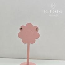 Brinco infantil coração g banhado em prata 925