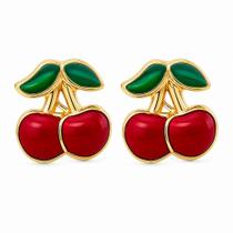 Brinco Infantil em Ouro 18k - Cereja Brinco Infantil em Ouro 18k - Cereja