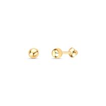 Brinco Infantil em Ouro Bolinha 2,5 mm Brinco Infantil em Ouro Bolinha 2,5 mm