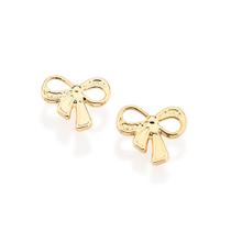 Brinco infantil laço folheado a ouro 18k, /524635