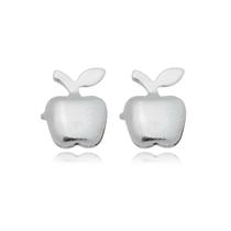 Brinco Infantil Maça Aço Inox