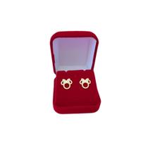 Brinco Infantil Minnie Folheado A Ouro Brinco Infantil Minnie Folheado A Ouro