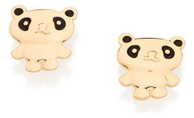 Brinco Infantil No Formato Panda, Com Aplica 526388
