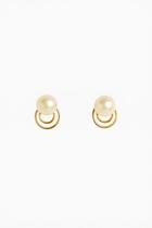Brinco infantil Pérola Ouro 18k - 0.63