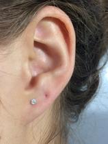 Brinco Infantil Tarraxa Baby Prata Maciça 925 C/ Zirconia Brinco Infantil Tarraxa Baby Prata Maciça 925 C/ Zirconia