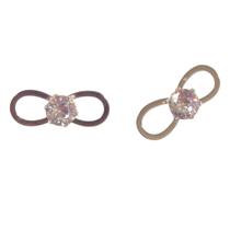 Brinco Infinito com Zircônia em Aço Inox