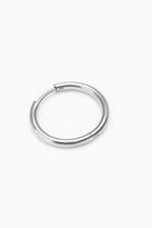 Brinco Key Design Ring de Aço Inoxidável Prata