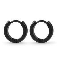 Brinco Key Design Ring Small DUO de Aço Inoxidável Preto