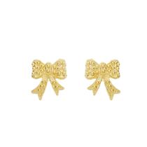 Brinco Laço Banhado a Ouro 18k