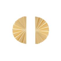 Brinco Leque Feminino - Banhado em Ouro 18k Brinco Leque Feminino - Banhado em Ouro 18k