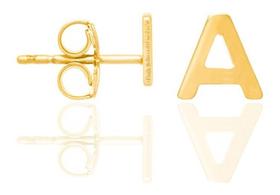 Brinco Letras Folheado Ouro Rommanel 526306