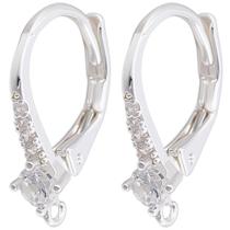 Brinco Leverback Findings Beebeecraft Brass Cubic Zirconia Brinco Leverback Findings Beebeecraft Brass Cubic Zirconia